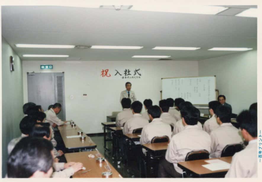 日本建工の施工風景