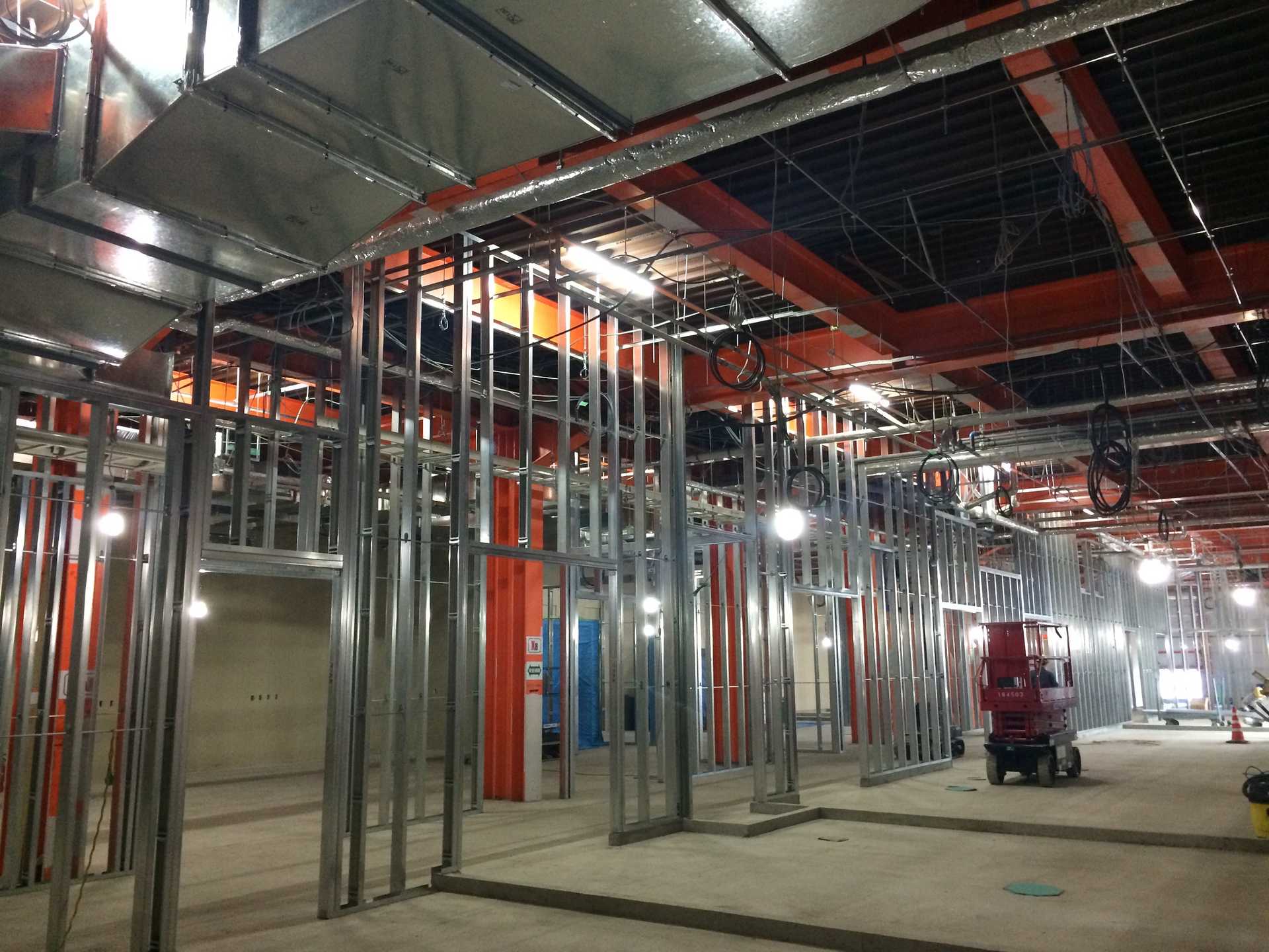 日本建工の施工風景